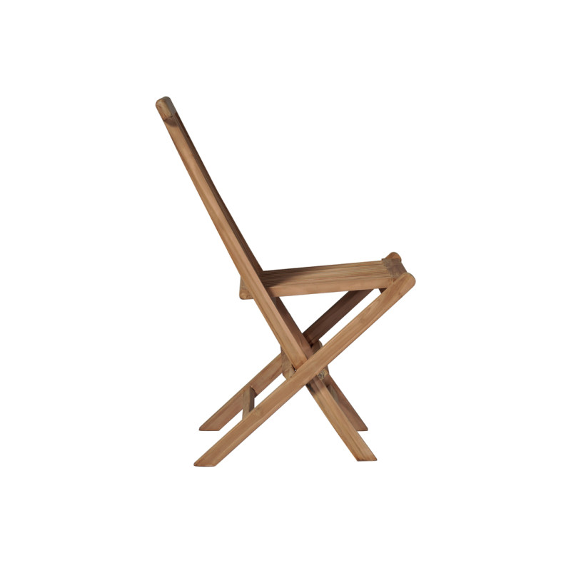 Set Tavolo Vulcano + 2 Sedie pieghevole Salina MOIA in teak