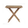 Set Tavolo Vulcano + 2 Sedie pieghevole Salina MOIA in teak