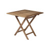 Set Tavolo Vulcano + 2 Sedie pieghevole Salina MOIA in teak