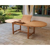 Set Tavolo Alicudi + 6 Sedie pieghevole Salina MOIA in teak