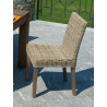 Set Tavolo Giacarta + 6 Sedie Lisbona in Grey Kubu Moia