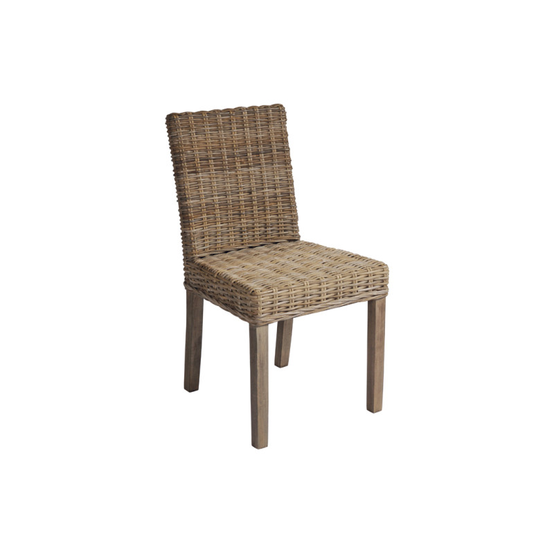 Set Tavolo Giacarta + 6 Sedie Lisbona in Grey Kubu Moia