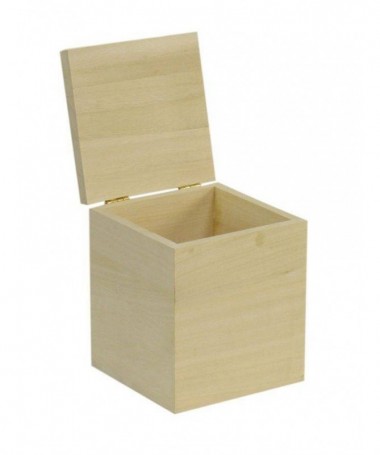 Scatola balsa quadro cm11x11h13