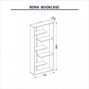 Libreria Bora - Bianco