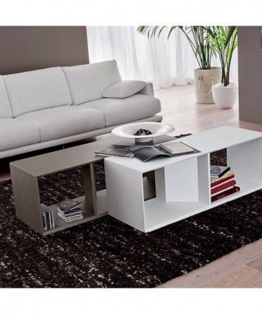 Zoom Tavolino con libreria L-ego Made in Italy