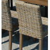 Set Tavolo Sumatra + 6 Sedie Lisbona in Grey Kubu Moia