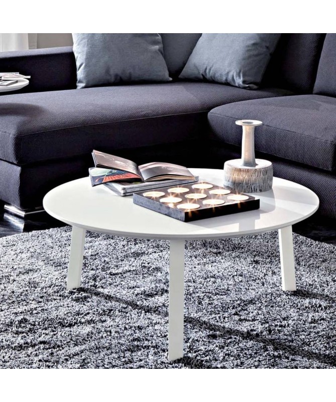 Tavolino Gioia tondo Made in Italy - disponibile in diversi colori e misure