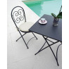 Set Tavolo pieghevole + 2 Sedie Intra MOIA grigio antracite