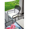 Set Tavolo Orta + 4 Sedie Intra MOIA grigio antracite