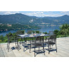 Set Tavolo Ameno + 4 Sedie Intra MOIA grigio antracite