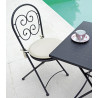 Set Tavolo allungabile + 6 Sedie Orta - Ferro Antracite - Pieg. Moia