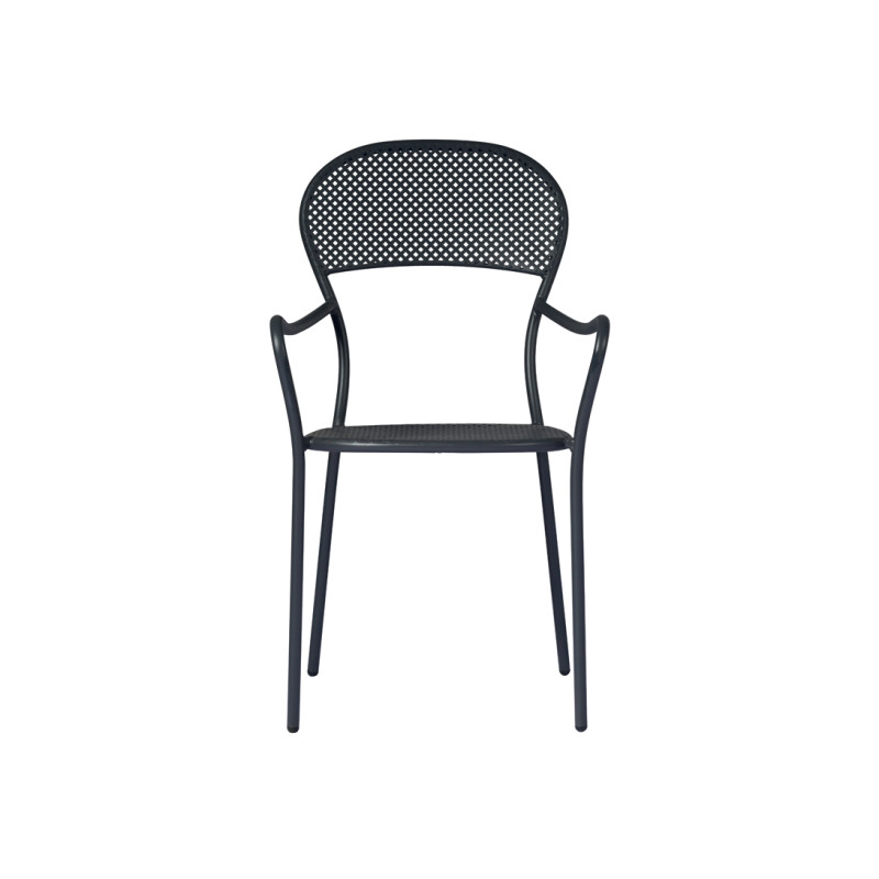 Set Tavolo allungabile + 6 Sedie Intra MOIA grigio antracite