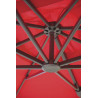 Ombrellone Firenze 3x3 palo laterale antracite Made in Italy Moia