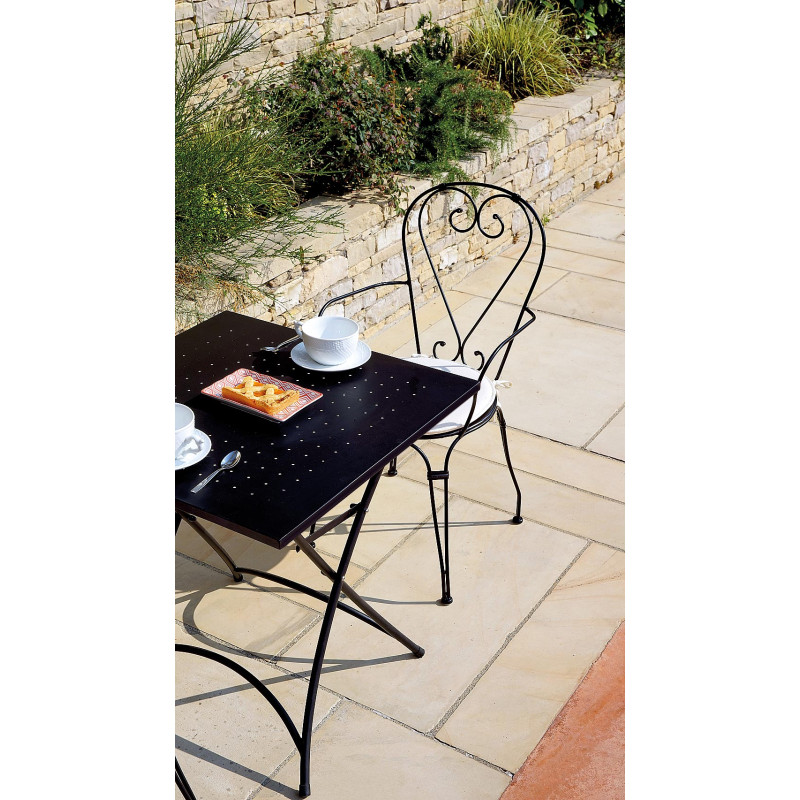Set Tavolo Stresa + 2 Sedie Stresa MOIA con braccioli