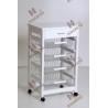 Carrello portafrutta Vesuvio con cassetto senza base