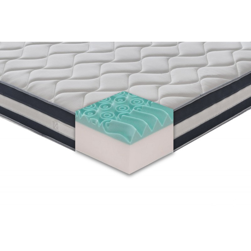Materasso “Erik” non sfoderabile in memory foam e gel rinfrescante