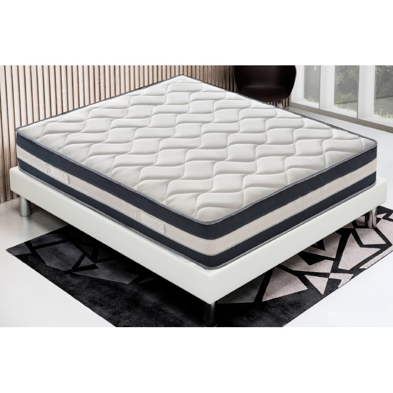 Materasso “Erik” non sfoderabile in memory foam e gel rinfrescante