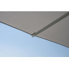 Ombrellone Firenze 3x3 palo laterale bianco Made in Italy Moia