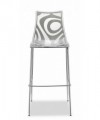 Set da 2 sgabelli Wave 80 cm set da 2 in tecnopolimero stampato Rosso MADE IN ITALY SCAB DESIGN
