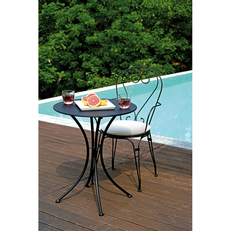Set Tavolo Mosaico + 4 Sedie Stresa MOIA con braccioli