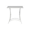 Set Tavolo Sirmione + 2 Sedie Sirmione MOIA impilabili in ferro avorio