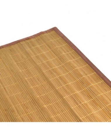 Tappeto rettangolare in canna di bamboo 90X60cm listelle piccole
