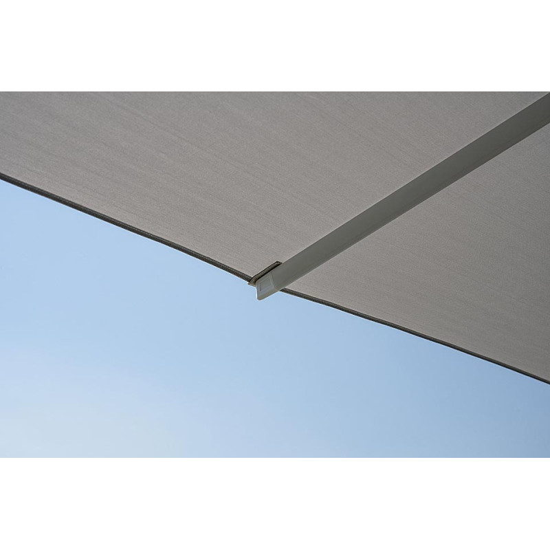 Ombrellone Firenze 3x4 palo laterale bianco Made in Italy Moia