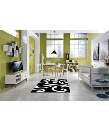 Zoom Tappeto Damasko - nero