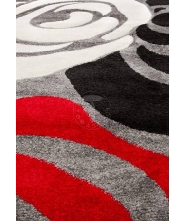 Zoom Tappeto con rose - rosso