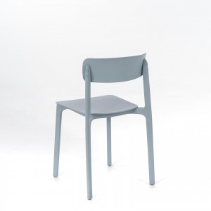 Easy- set da quattro sedie in polipropene azzurro - STONES