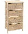 CASSETTIERA ANGELA 4 cassetti MAIS 42x32x81