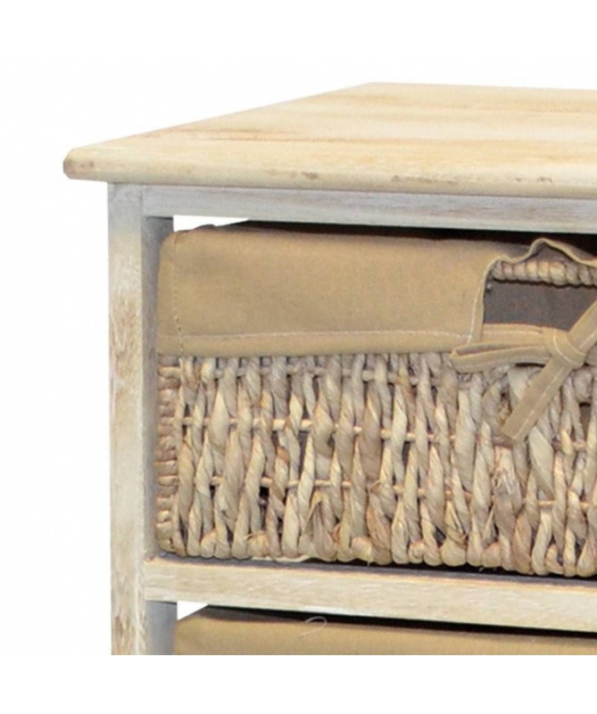 Cassettiera Angela in legno verniciato con 5 cassetti