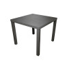 Set Tavolo San Vincenzo + 4 Sedie Zara Alluminio Antracite Text Nero Moia