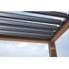 Pergola Texas 3X3 Effetto Legno Moia