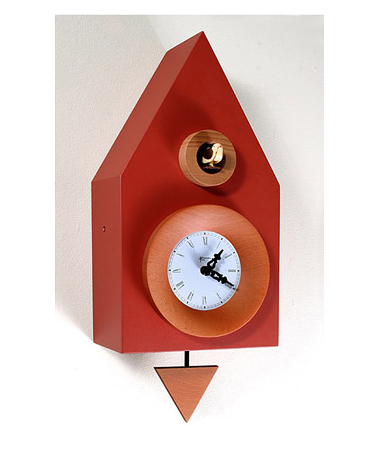 Zoom Orologio con cucù Dark in mdf laccato Made in Italy