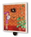 Orologio con cucù Coccole stampa su mdf Made in Italy