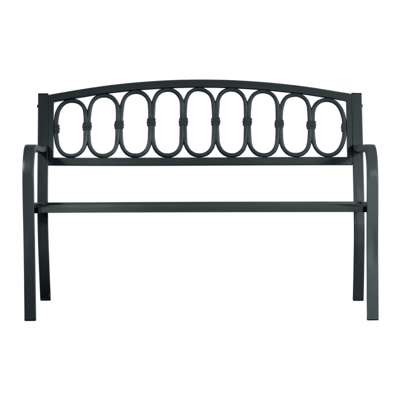 Panca 2 posti MOIA in ferro e ghisa antracite