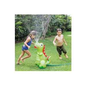 Zoom INTEX Gioco per bambini dinosauro gonfiabile con giochi d'acqua schizzi HAPPY DINO SPRAYER
