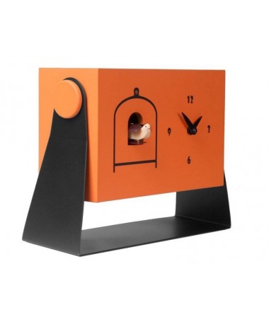 Zoom Orologio con cucù Mi Dondolo cassa in mdf laccato e base in metallo Made in Italy