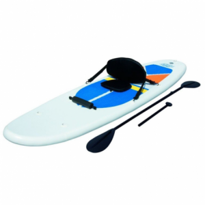 BESTWAY Tavola Sup e Kayak WHITR CAP 2 in 1 305X81X10 con pagaglia e pompa 65069