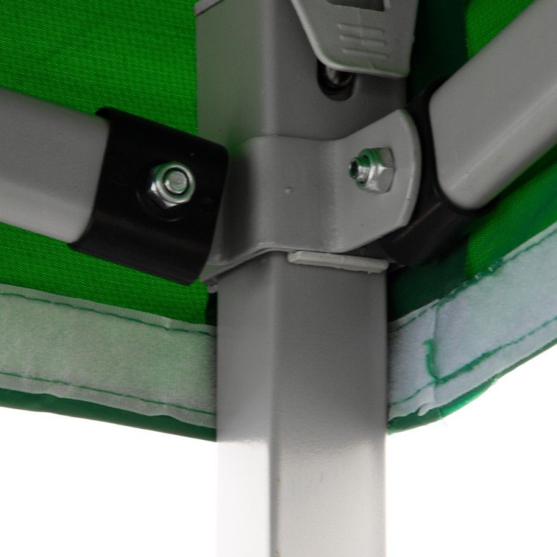 Gazebo richiudibile pieghevole 3 X 3 Verde ricoperto in PVC impermeabile