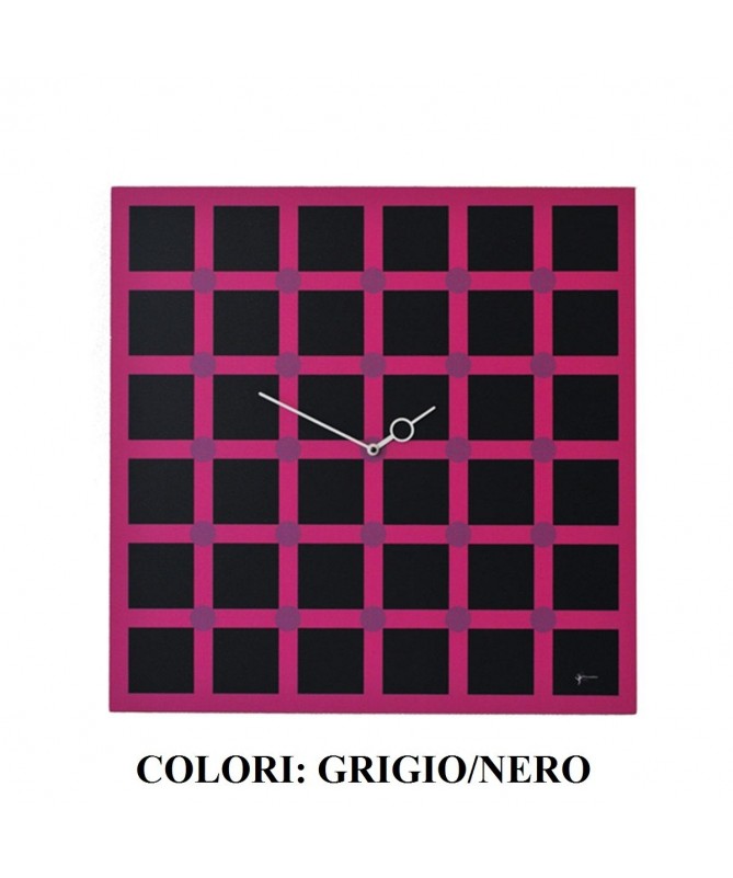 Orologio da parete Optical n2 con stampa su mdf Made in Italy