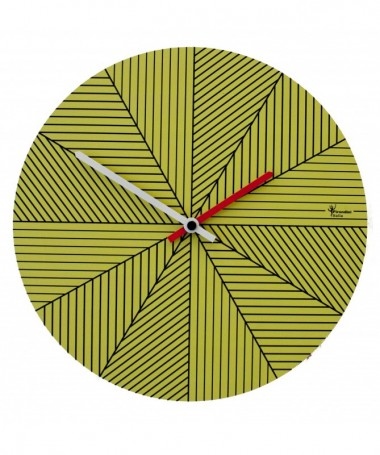 Orologio da parete Cronofilla con stampa in mdf 4 stagioni Made in Italy