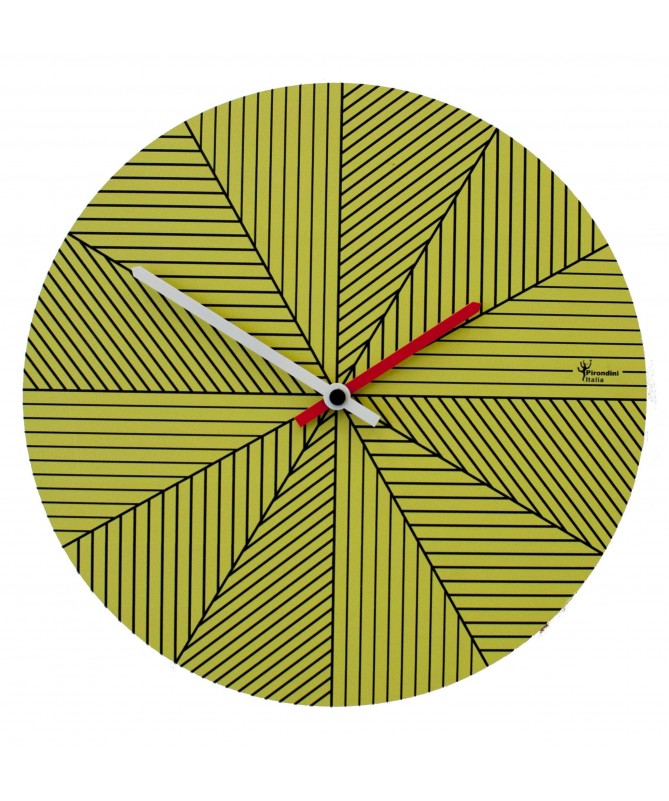 Orologio da parete Cronofilla con stampa in mdf 4 stagioni Made in Italy