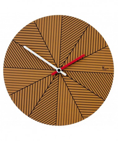 Zoom Orologio da parete Cronofilla con stampa in mdf 4 stagioni Made in Italy
