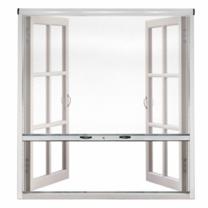 Zoom Zanzariera a rullo in kit riducibile universale per finestra verticale EASY-UP Bianco 160x160