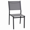 Sedia alluminio - Set da 2 - sullivan impilabile antracite