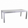 Tavolo alluminio Sullivan allungabile bianco cm210/280x90h73