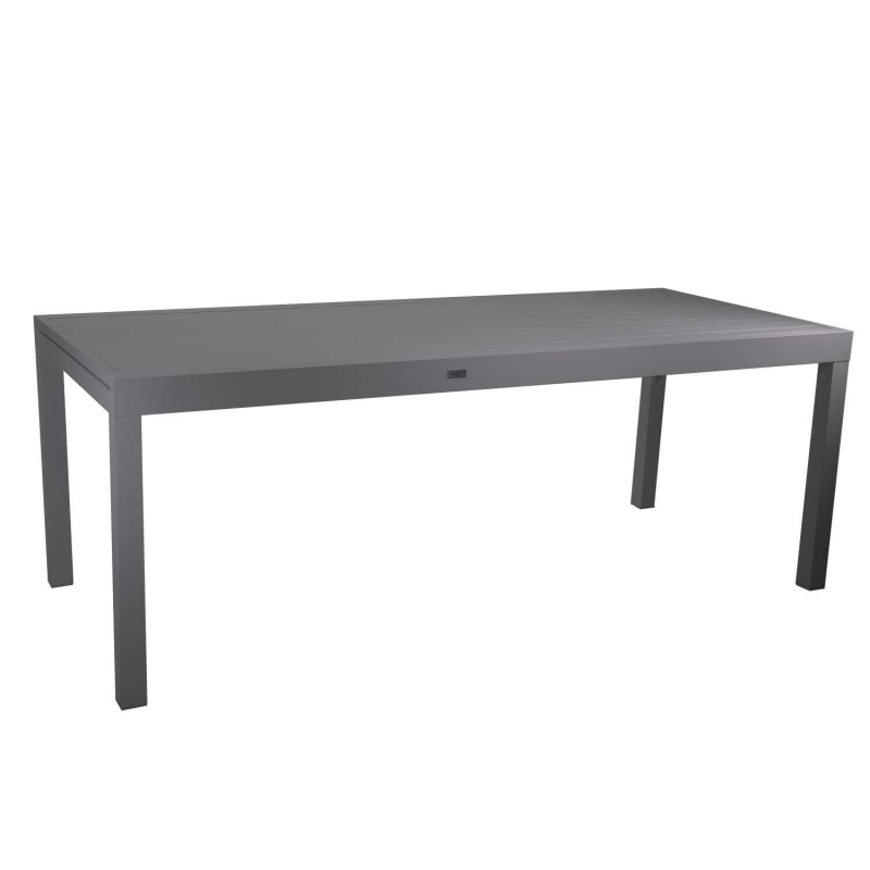 Tavolo alluminio Sullivan allungabile tortora cm210/280x90h73
