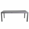Tavolo alluminio Sullivan allungabile tortora cm210/280x90h73